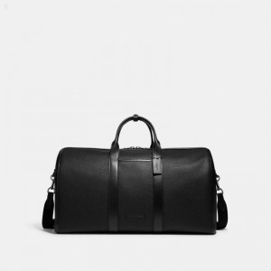 Coach Gotham Duffle - Men's Duffle Bags - Black Copper / Black | JPDH0287