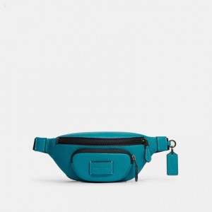 Coach Sprint Belt Bag 24 - Men's Crossbody Bags - Black Copper / Teal Multicolor | BXRI6984