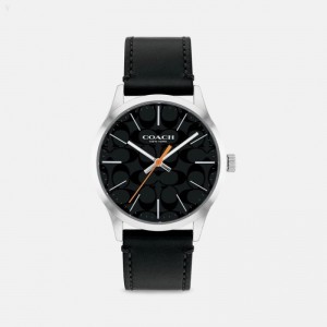 Coach Baxter Watch,39 Mm - Men's Watches - Black | TAPM2333