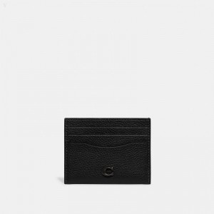 Coach Card Case - Men's Wallets - Black | OTSP2282