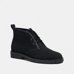 Coach Desert Boot - Men's Boots - Black | SOBL8740