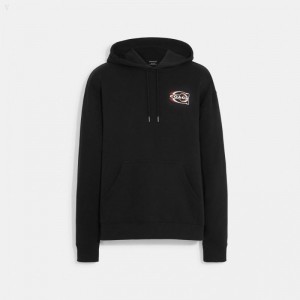 Coach Gradient Signature Hoodie - Men's Hoodie - Black | WTJE1347