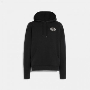Coach Gradient Signature Hoodie - Men's Hoodie - Black | RUPV6001