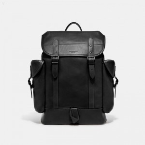Coach Hitch Backpack - Men's Backpacks - Black | KPNB6582