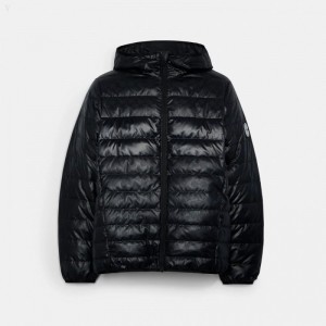 Coach Packable Down Jacket - Men's Jackets - Black | MNTY8693