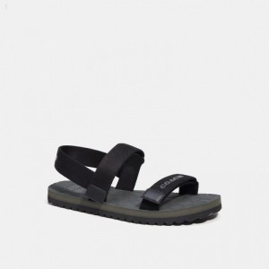 Coach Sport Sandal - Men's Sandals - Black | ISGR9258