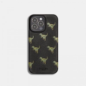 Coach Iphone 14 Pro Case With Rexy - Women's Accessories - Black | SPUZ3172