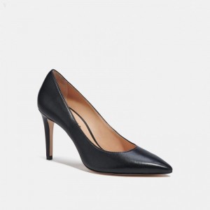 Coach Skyler Pump - Women's Heels - Black | TVVF8409
