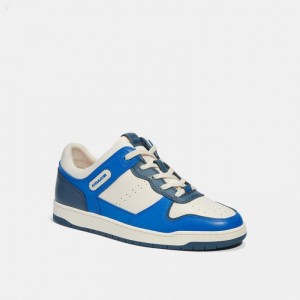 Coach C201 Sneaker - Men's Sneakers - Blue Fin | LKTZ8482