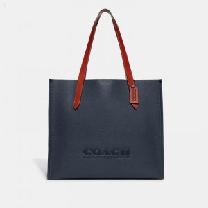 Coach Relay Tote - Men's Tote Bags - Blue | MHID6506
