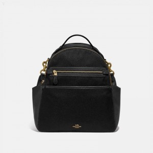 Coach Baby Backpack - Women's Handbag - Brass / Black | NTRE1969