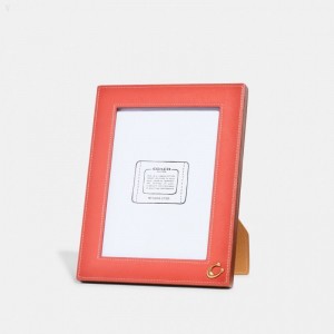 Coach Picture Frame - Men's Accessories - Brass / Browngerine / Light Saddle | BSPJ4515