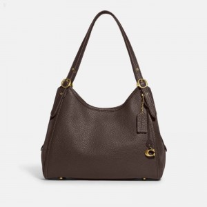 Coach Lori Shoulder Bag - Women's Shoulder Bags - Brass / Maple | SGLK0211