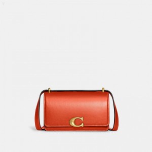 Coach Bandit Crossbody - Women's Handbag - Brass / Orange | EVRP5076