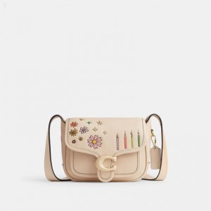 Coach Coach X Observed By Us Tabby Messenger 19 - Women's Handbag - Brass / White Multicolor | FKKP7226