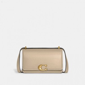Coach Bandit Crossbody - Women's Handbag - Brass / White | CQRK7589