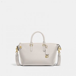 Coach Cara Satchel - Women's Handbag - Brass / | EVZB4116
