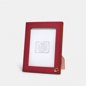 Coach Picture Frame - Men's Accessories - Brick Red Pink | RUNP8744