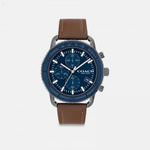 Coach Cruiser Watch,44 Mm - Men's Watches - Brown | VCHT2383