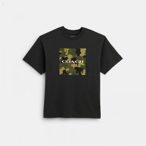Coach Camo T Shirt - Men's T Shirts - Camo | WKQX5461