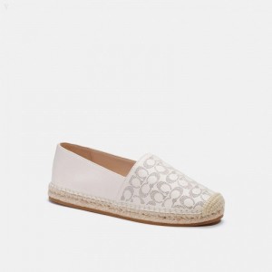 Coach Carley Espadrille - Women's Espadrille - Chalk | GOEP5861
