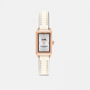 Coach Liz Watch,24 Mm - Women's Watches - Chalk | WSWU0135