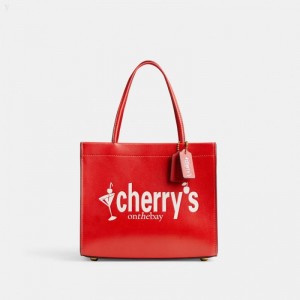 Coach Cashin Carry 22 With Fire Island Graphics - Men's Duffle Bags - Cherrys | YTEZ4357