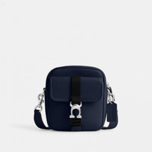 Coach Beck Crossbody - Men's Crossbody Bags - Deep Blue | MYSS6273