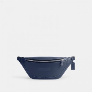 Coach League Belt Bag - Men's Belt Bags - Deep Blue | PMMG2742