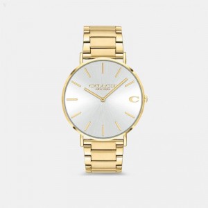 Coach Charles Watch,41 Mm - Men's Watches - Gold | BNSD6231