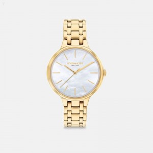Coach Josie Watch,34 Mm - Women's Watches - Gold | FMEG5347