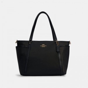 Coach Baby Bag - Men's Carryalls - Gold / Black | KUZG9169