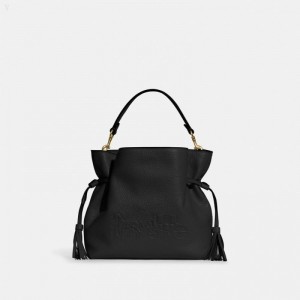 Coach Andy Crossbody With Horse And Carriage - Women's Crossbody Bags - Gold / Black | DWML5648