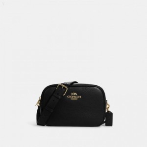 Coach Jamie Camera Bag - Women's Crossbody Bags - Gold / Black | WLYD5365