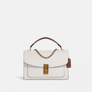 Coach Lane Shoulder Bag In Colorblock - Women's Shoulder Bags - Gold / Multicolor | OIFG0975