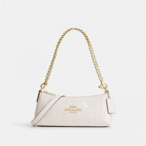 Coach Charlotte Shoulder Bag - Women's Shoulder Bags - Gold / | SQSK2943