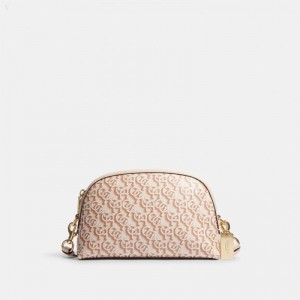 Coach Madi Crossbody With Coach Monogram Print - Women's Crossbody Bags - Gold / | VXSM4619