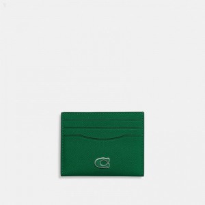 Coach Card Case - Men's Wallets - Green | WABT7224