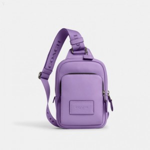 Coach Track Pack 14 - Women's Crossbody Bags - Iris | XSOR5906