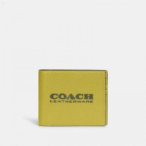 Coach 3 In 1 Wallet - Men's Wallets - Key Light Green / Army Green | IAQW7938