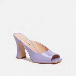 Coach Laurence Sandal - Women's Heels - Light Violet | HEAJ6831