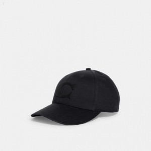 Coach Varsity Baseball Cap - Men's Hats - Navy | RXNF3110
