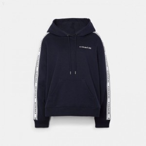 Coach Essential Hoodie - Women's Hoodie - Navy | ICCQ6948
