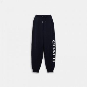 Coach Essential Joggers - Women's Jogger - Navy | BGDQ6491