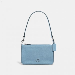 Coach Pouch Bag With Signature Canvas Detail - Men's Bags - Pool | NGPY2814