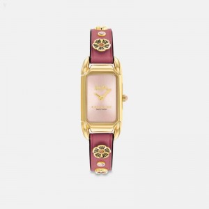 Coach Cadie Watch,17.5 Mm X 28.5 Mm - Women's Watches - Rouge | VAPL9794