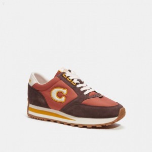 Coach Runner Sneaker - Men's Sneakers - Rust / Maple | PHCE5197