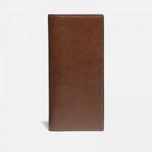 Coach Breast Pocket Wallet - Men's Wallets - Saddle | QZUG7382