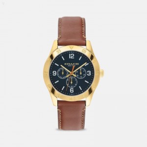 Coach Casey Watch,42 Mm - Men's Watches - Saddle | KYTT4391