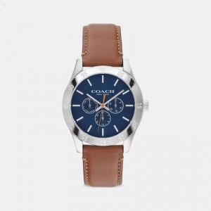 Coach Casey Watch,42 Mm - Men's Watches - Saddle | YFZX5658
